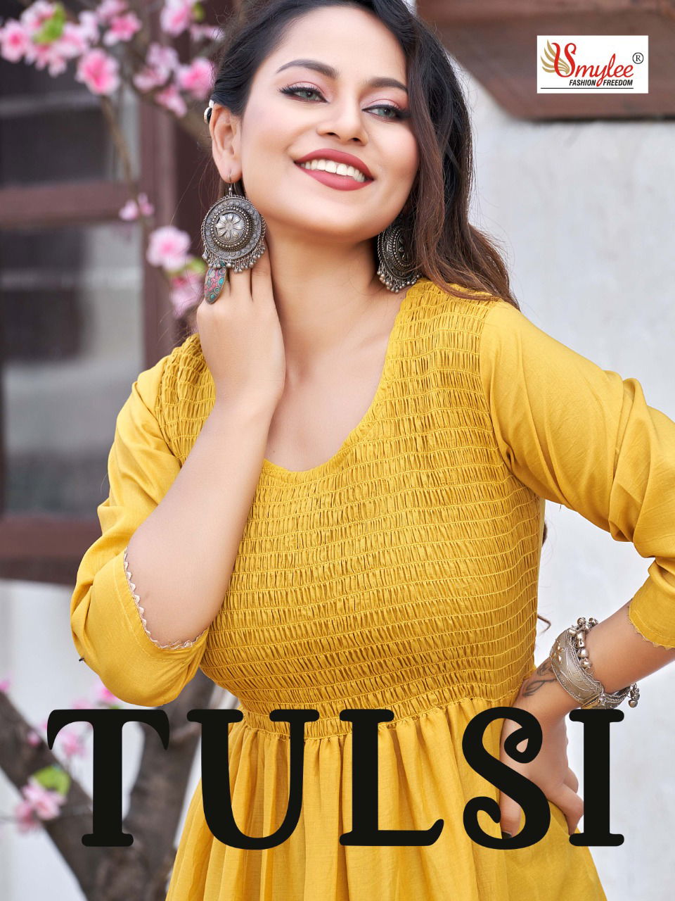 Rung Tulsi Fancy Ethnic Wear Designer Anarkali Kurtis Collection